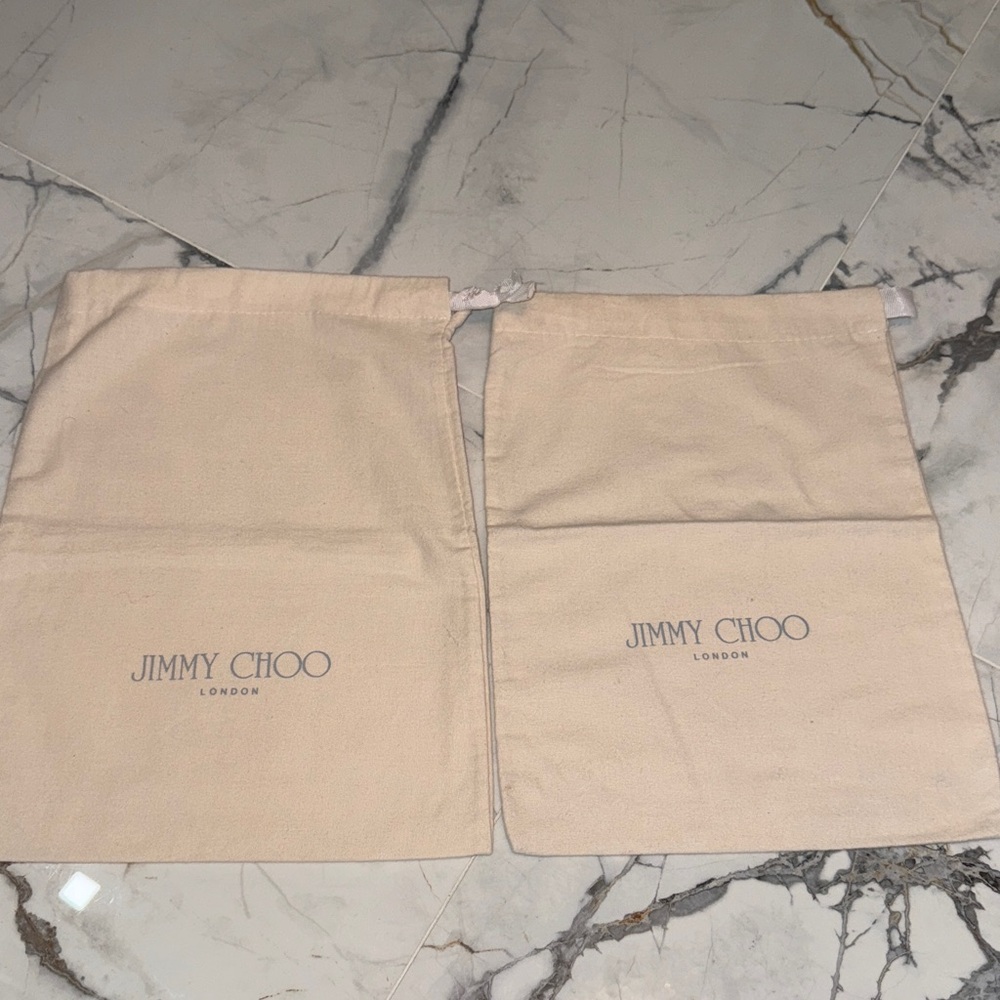 Jimmy Choo Dust Shoe Bags NEW